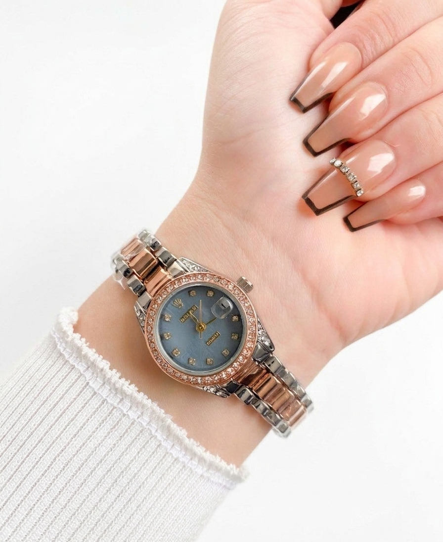 ROLEX CLASSIS ROUND HIGH QUALITY WOMEN WATCH