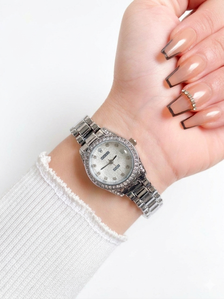 ROLEX CLASSIS ROUND HIGH QUALITY WOMEN WATCH